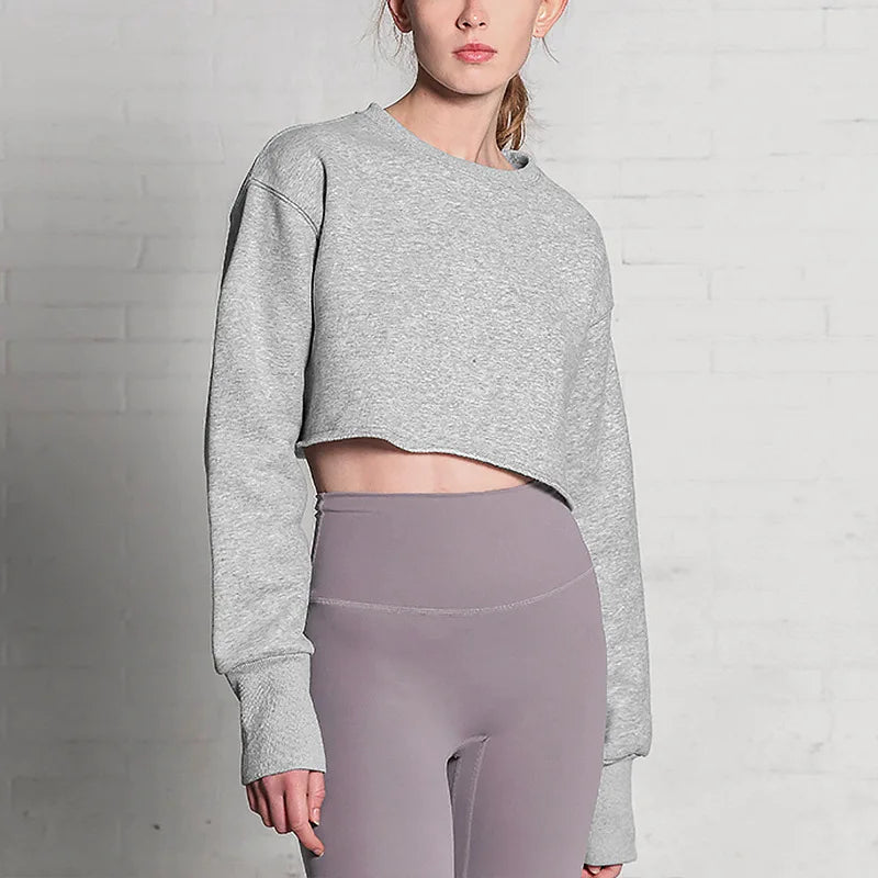 Nella Casual Cropped Fleece