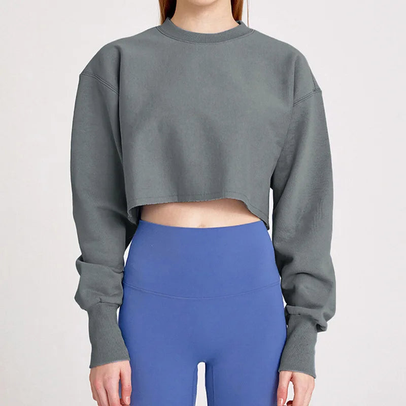 Nella Casual Cropped Fleece