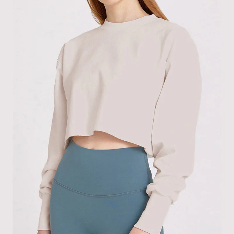 Nella Casual Cropped Fleece