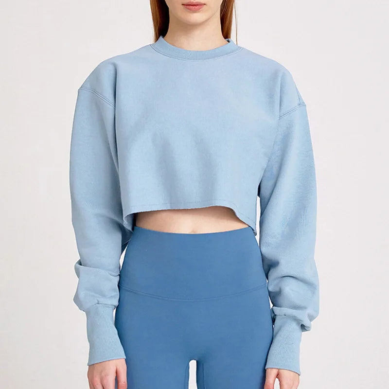 Nella Casual Cropped Fleece